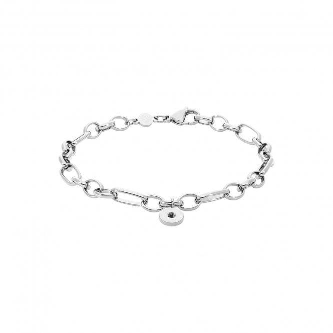 Amoa Multi-link Silver Bracelet, 23cm