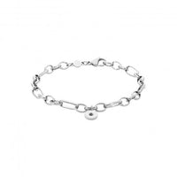 Amoa Multi-link Silver Bracelet, 23cm