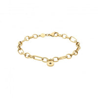 Amoa Multi-link Gold Bracelet, 23cm
