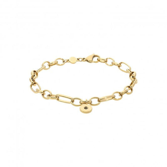 Amoa Multi-link Gold Bracelet, 23cm