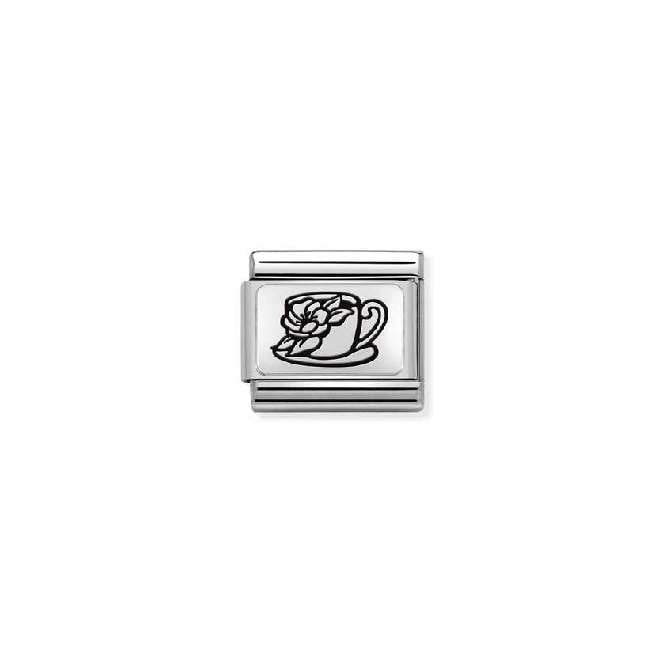 Classic Silver Cup Flowers & Nature Charms