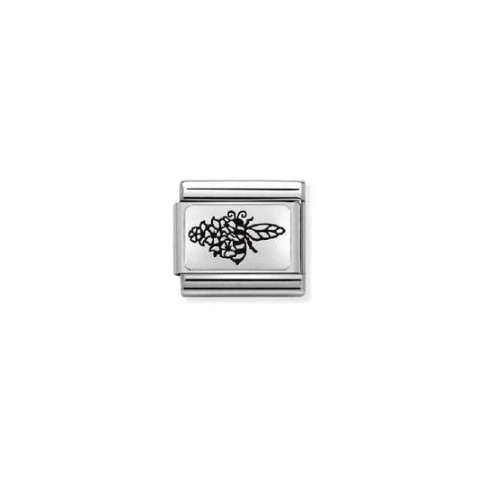 Classic Silver Bee Flowers & Nature Charms