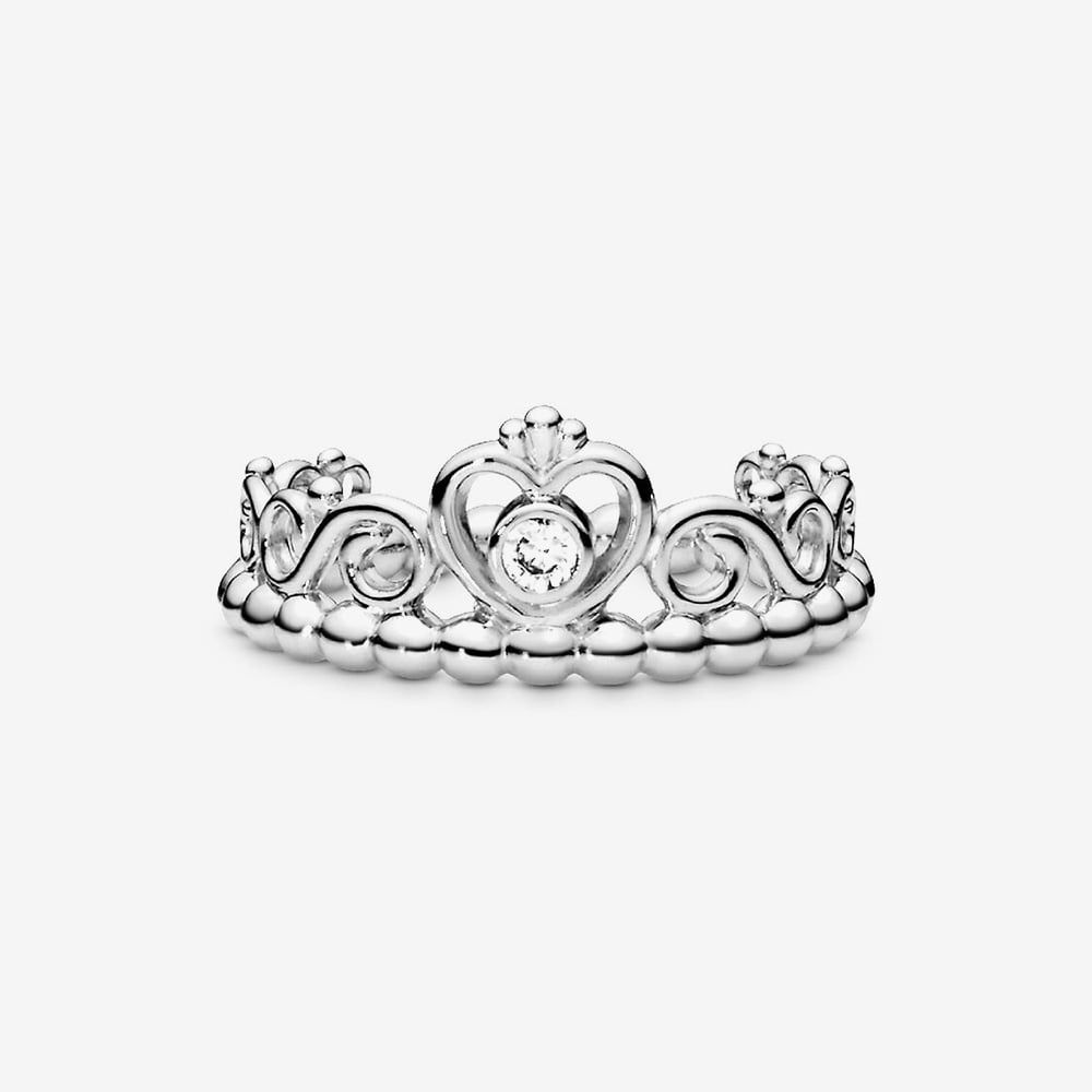 Pandora Princess Tiara Crown Ring, Size 60