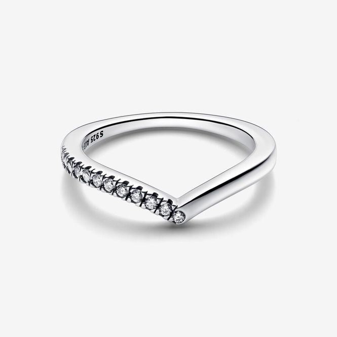 Timeless Wish Half Sparkling Ring, Size 48