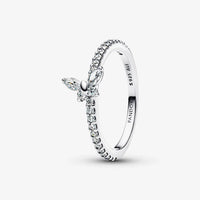 Sparkling Butterfly Ring, Size 56