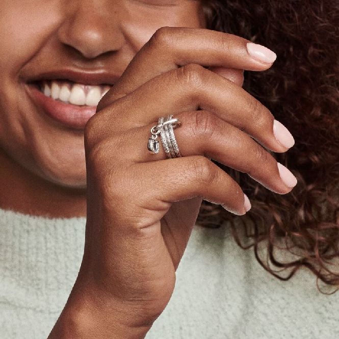 Pandora Pave Ring, Size 50
