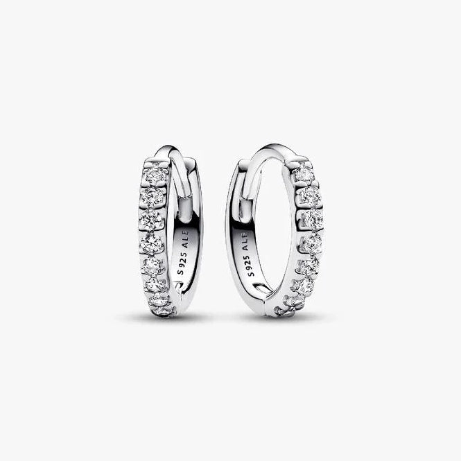 Pandora Sparkling Huggie Hoop Earrings