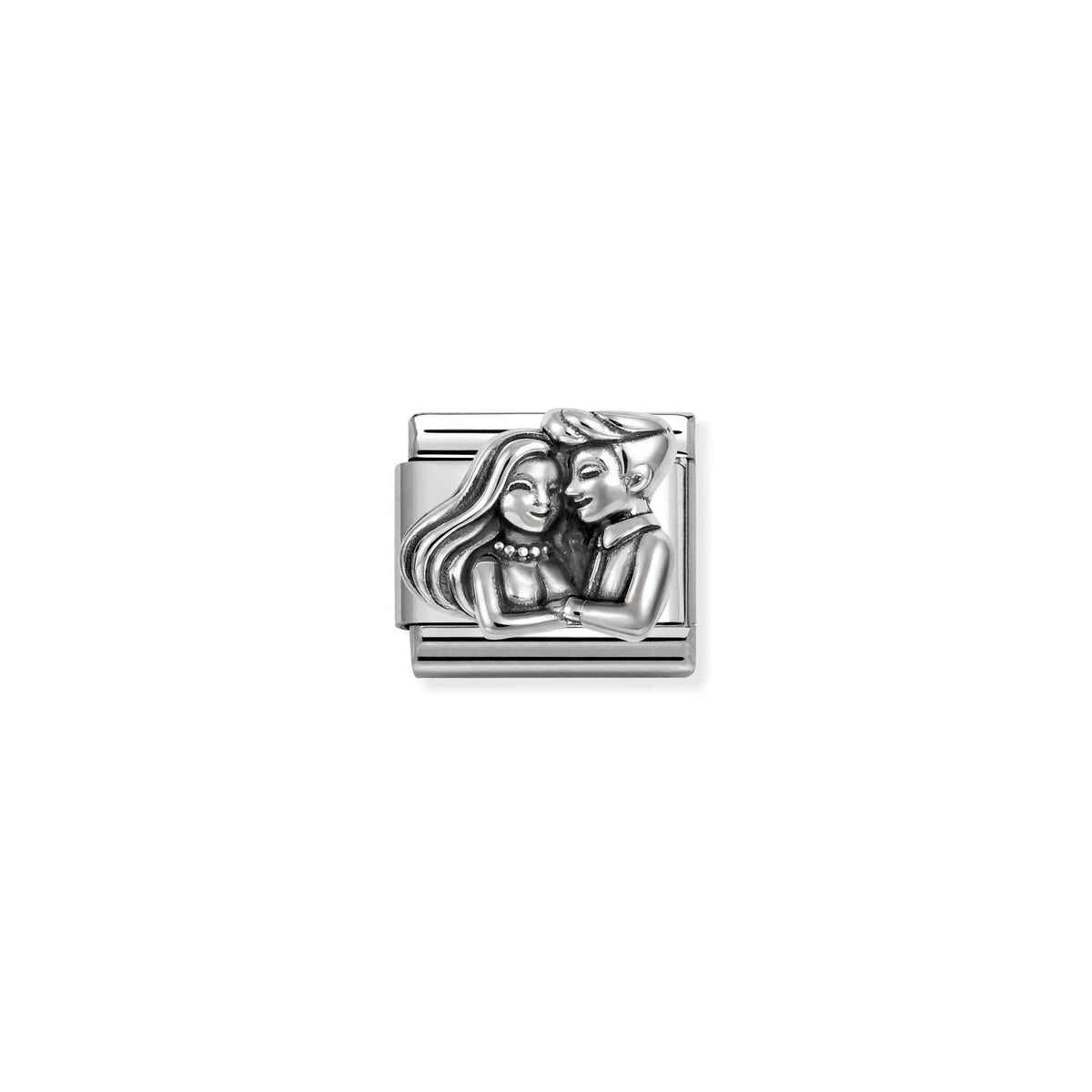 Nomination Classic Oxidised Silver Couple Family & Friends Charms