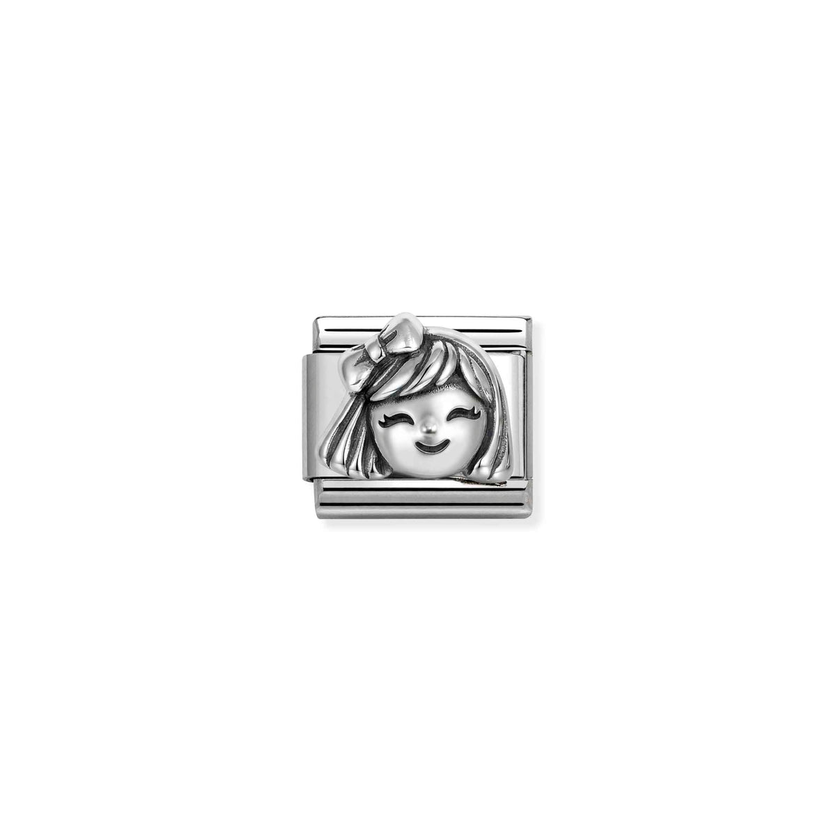 Nomination Classic Oxidised Silver Girl Family & Friends Charms
