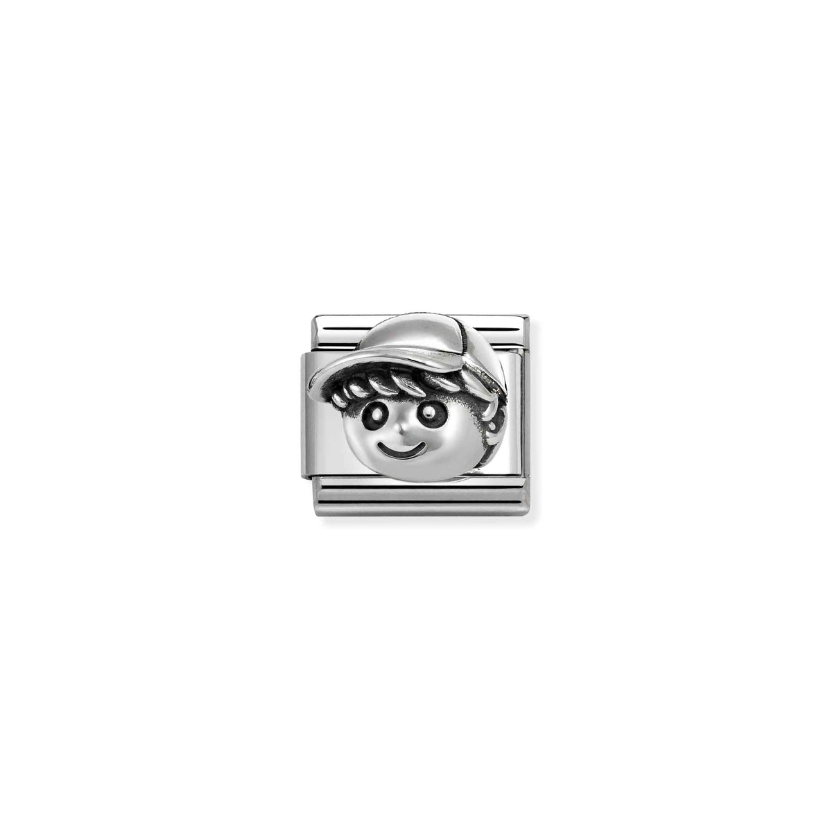 Nomination Classic Oxidised Silver Boy Family & Friends Charms