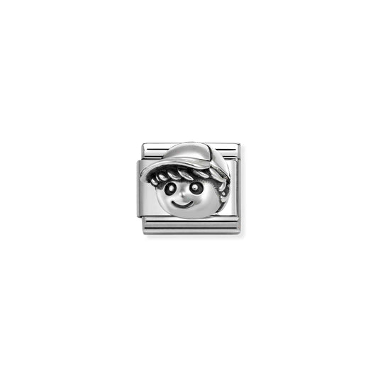 Classic Oxidised Silver Boy Family & Friends Charms