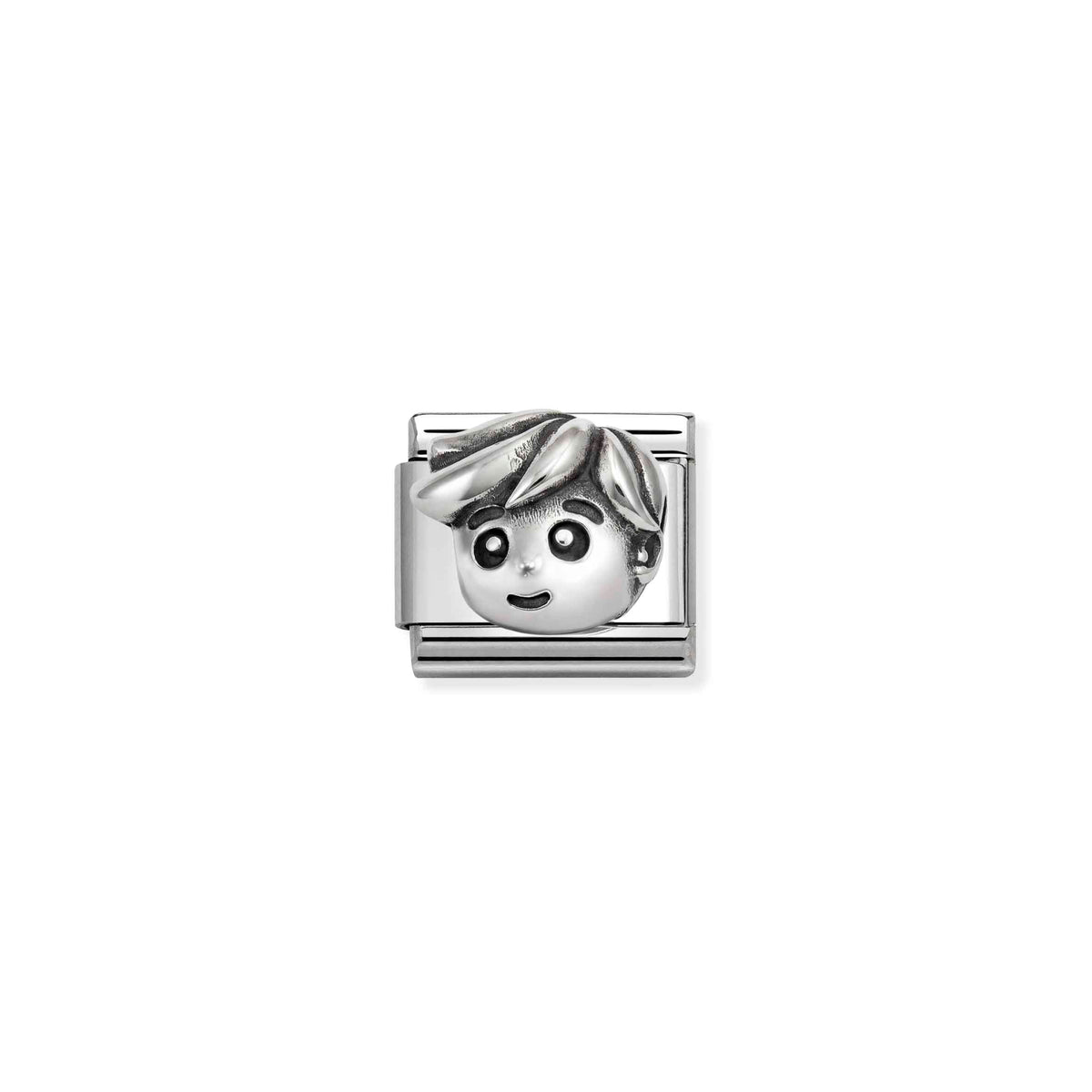 Classic Oxidised Silver Dad Family & Friends Charms