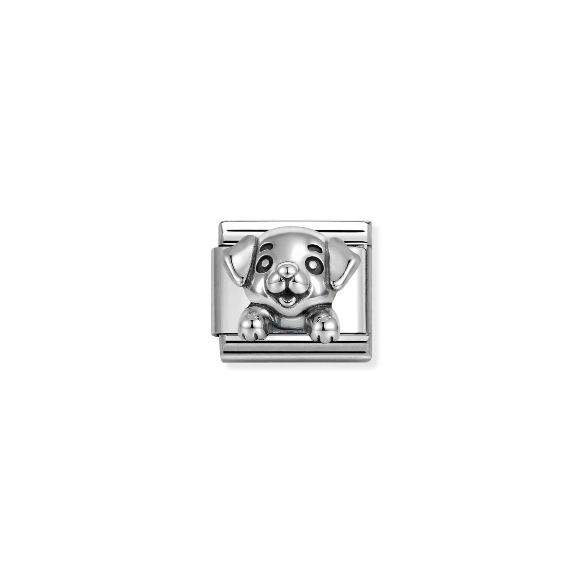 Nomination Classic Oxidised Silver Dog Animals & Pets Charms