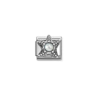 Classic Silver & White Pearl Starfish Animals & Pets Charms