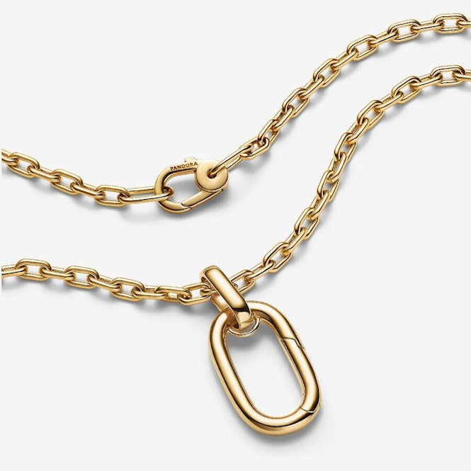ME Gold Large Openable Link Pendant Necklace, 70cm