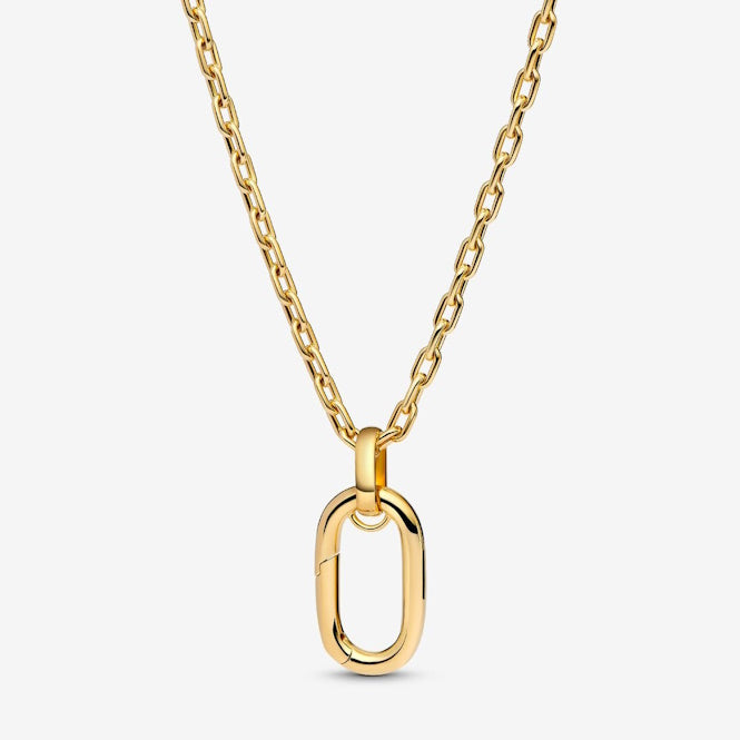 ME Gold Large Openable Link Pendant Necklace, 70cm