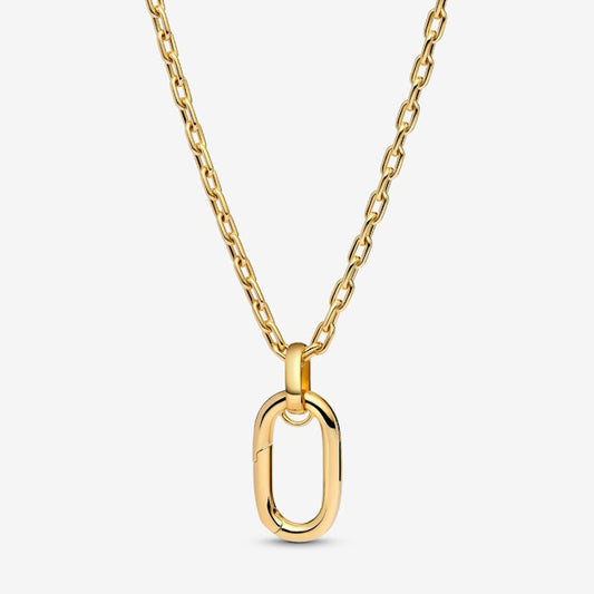 ME Gold Large Openable Link Pendant Necklace, 70cm