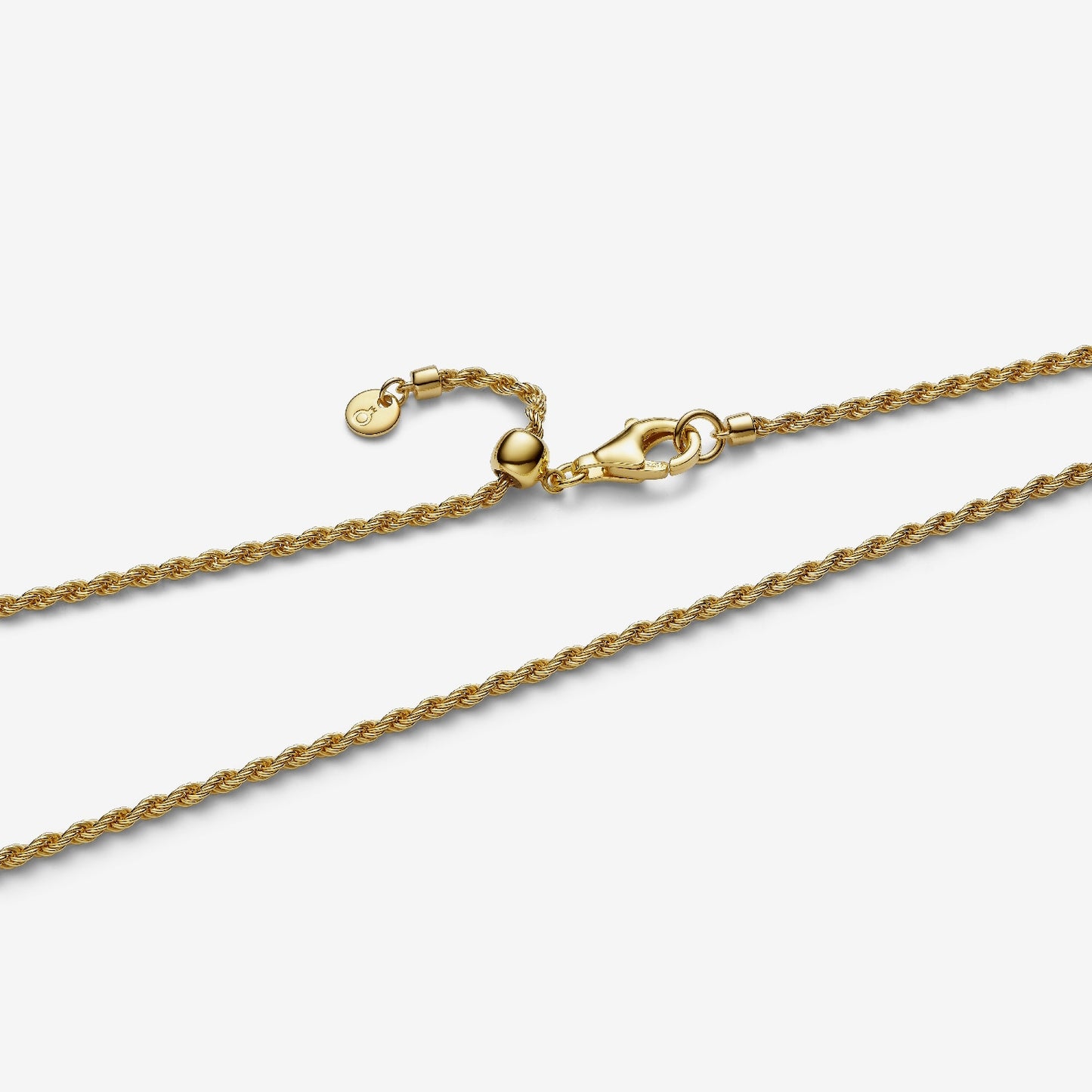 Gold Rope Chain Necklace, 70cm