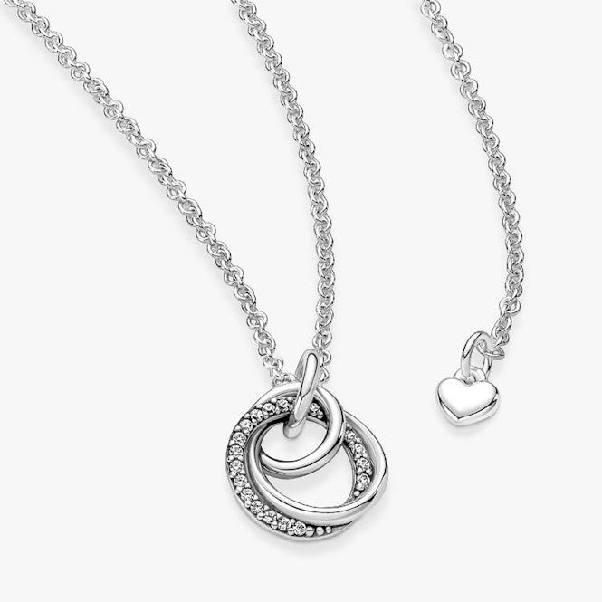 Pandora Family Always Encircled Pendant Necklace, 60cm