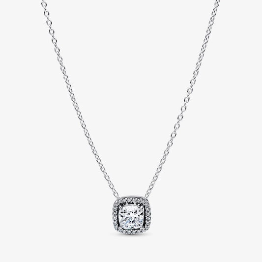 Pandora Halo Pendant Collier Necklace, 45cm