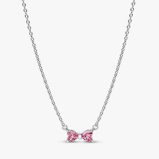 Pandora Bow Pendant Necklace, 45cm