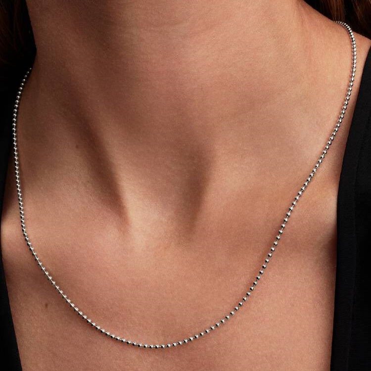 Ball Chain Necklace, 50cm