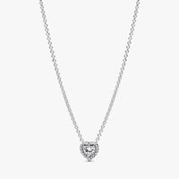 Elevated Heart Necklace, 45cm