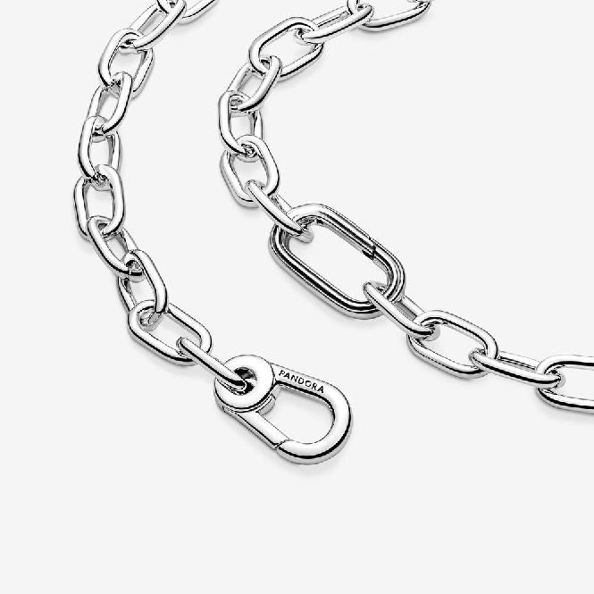 Pandora ME Silver Link Chain Necklace, 50cm, 399685C00-50