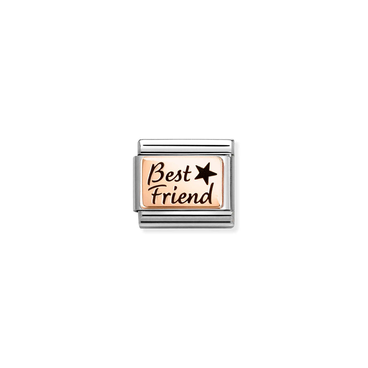Classic Rose Gold Best Friends with Star Friends & Family Charms