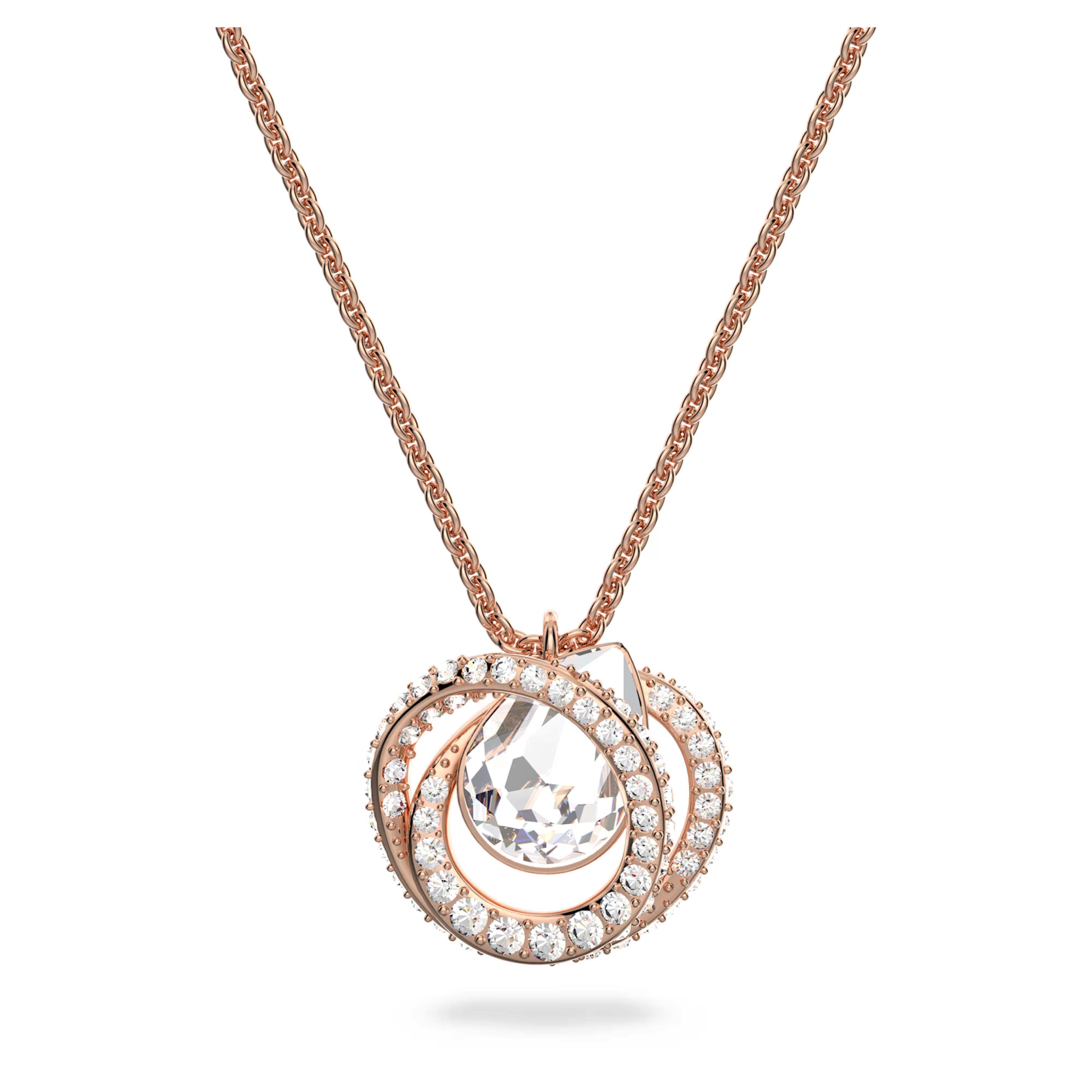 Generation Rose Gold Pendant Necklace 5636513 | Swarovski