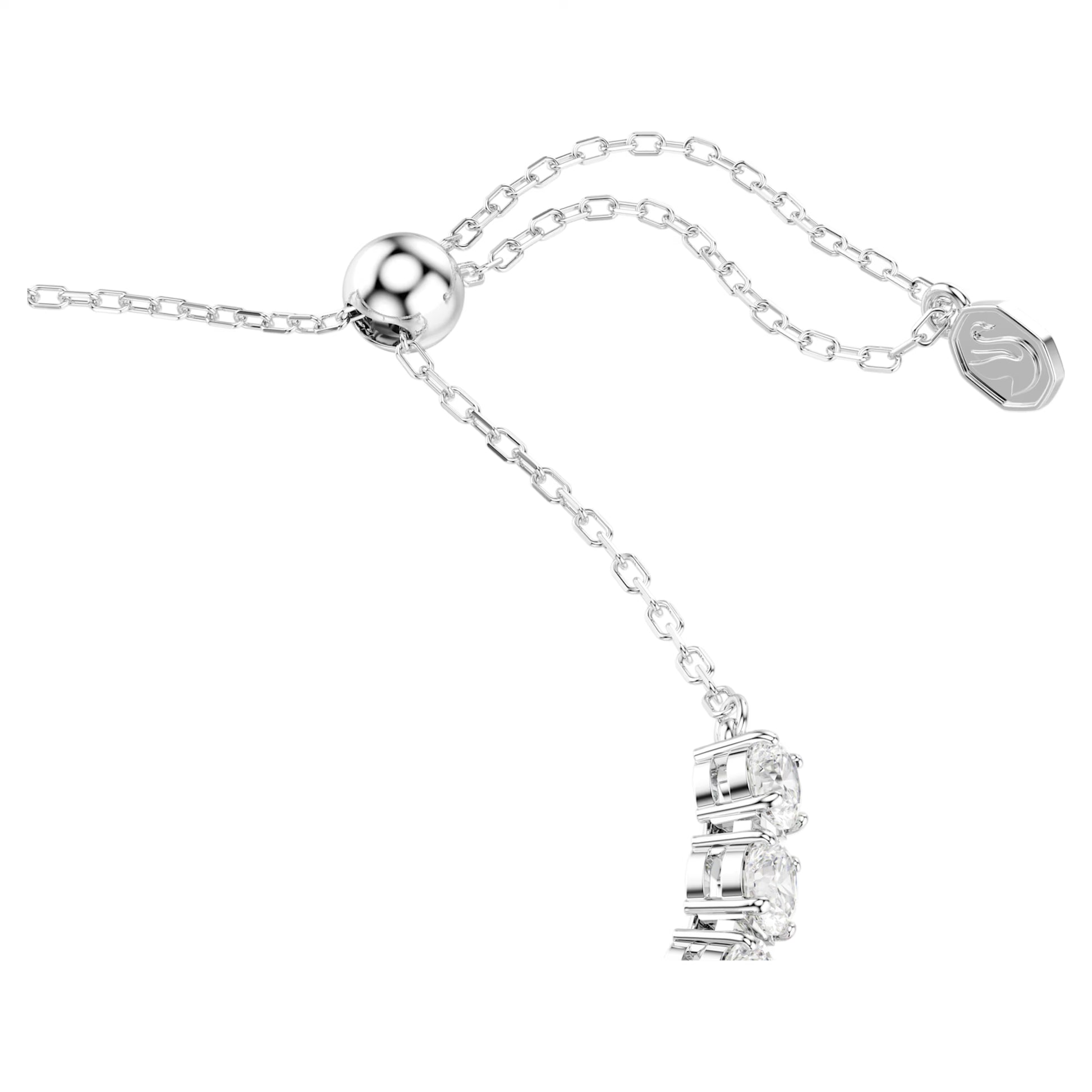 Swarovski Ariana Grande x Swarovski Multicoloured Mixed-Cut Bracelet in Rhodium Silver