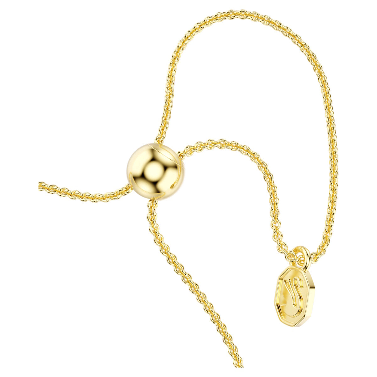 Mesmera Bracelet with Mixed-Cut White Crystal in Gold
