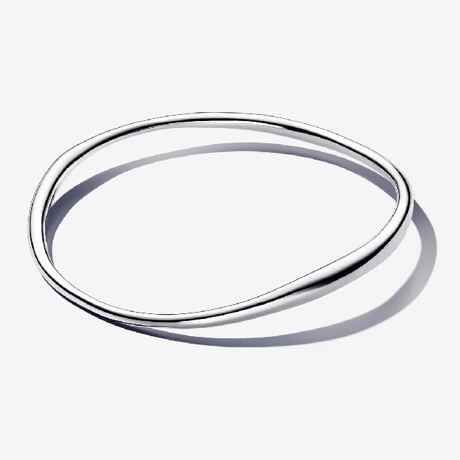 Organically Shaped Bangle, 17cm