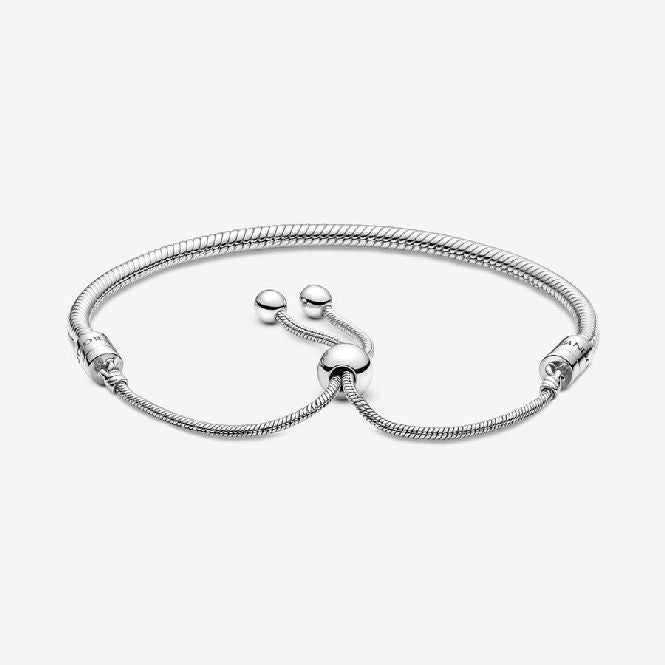 Pandora Moments Snake Chain Slider Bracelet, 28cm