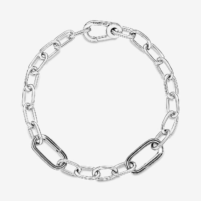 ME Silver Small Link Chain Bracelet, 23cm