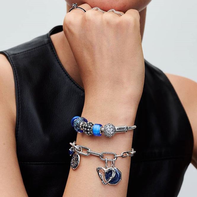 ME Silver Small Link Chain Bracelet, 23cm