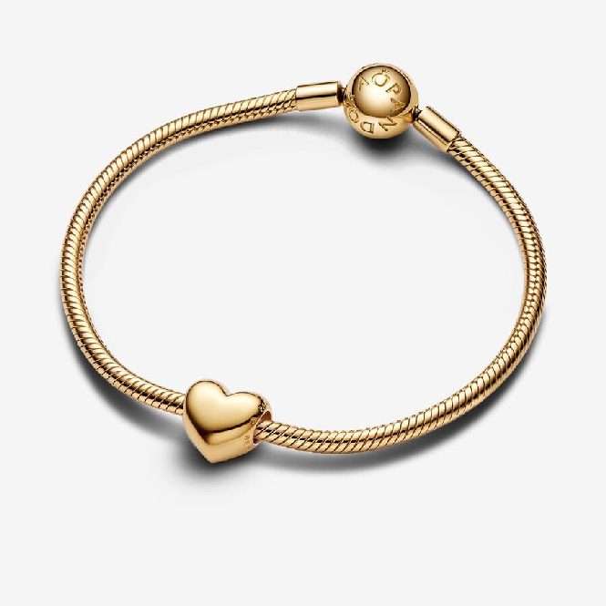 Gold Be Love Engravable Heart Charms