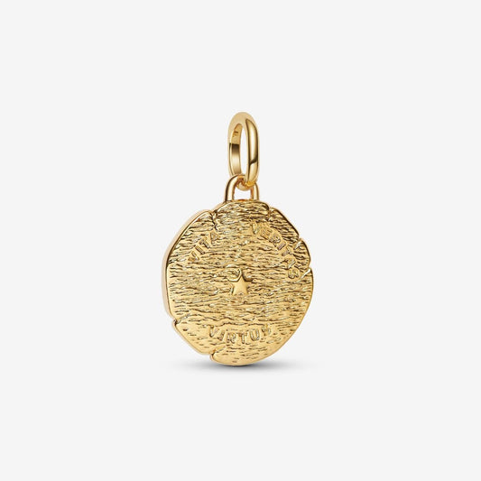 ME Gold Lion Medallion Charms