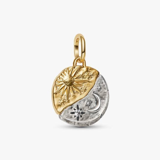 Pandora ME Sun and Moon Medallion Charm