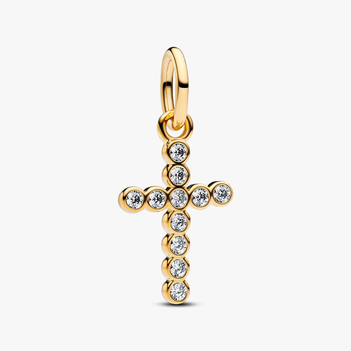 Gold Cross Dangle Charms