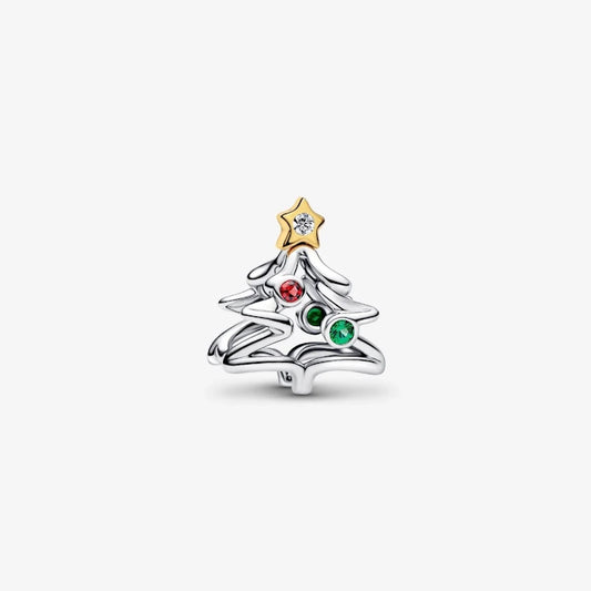 Pandora Gold Christmas Tree Charms