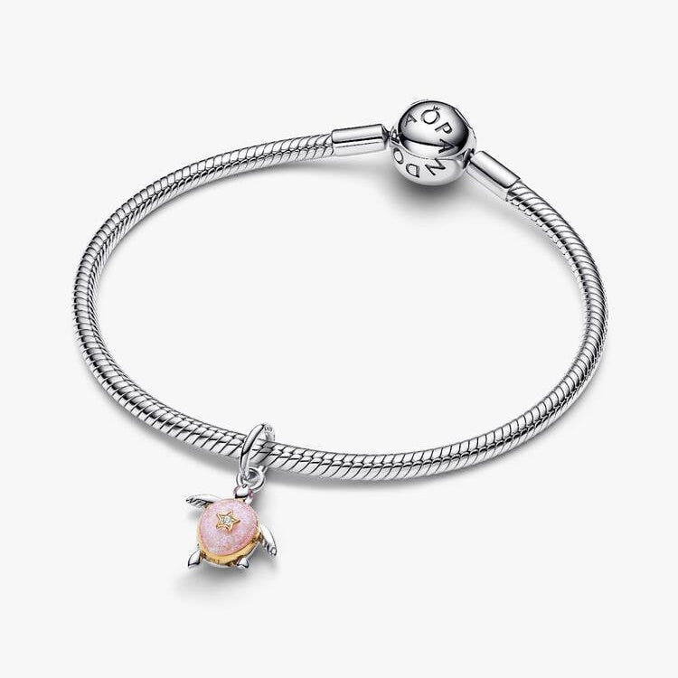 2026 Pink Sea Turtle Lab-grown Diamond Dangle Charms