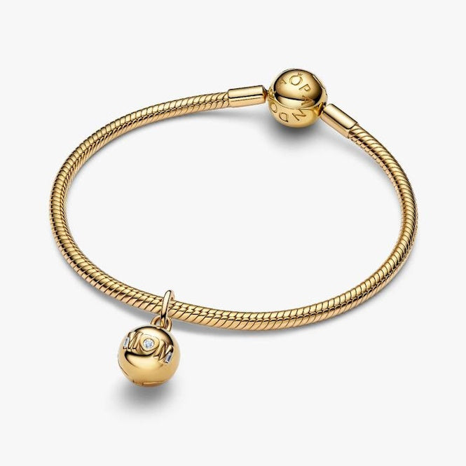 Gold Mom Ball Clasp Charms