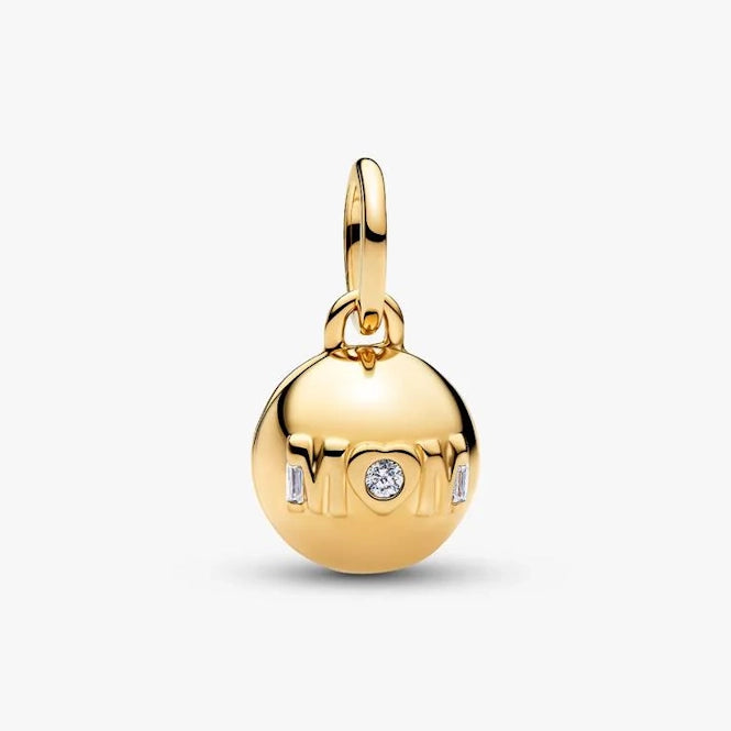 Pandora Gold Mom Ball Clasp Charms