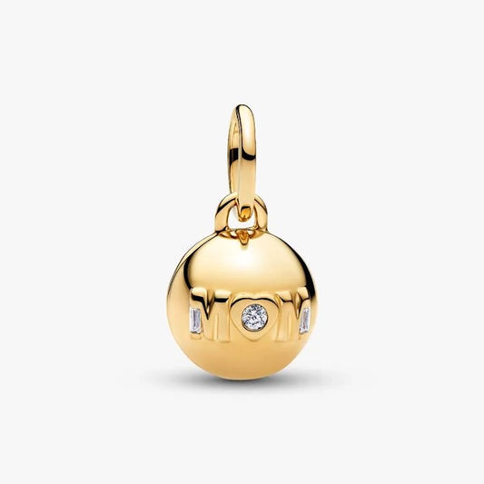 Gold Mom Ball Clasp Charms