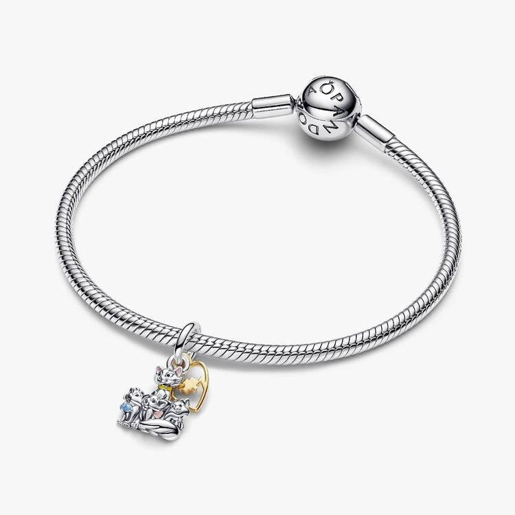 Pandora Disney Aristocats Duchess & Kittens Dangle Charms