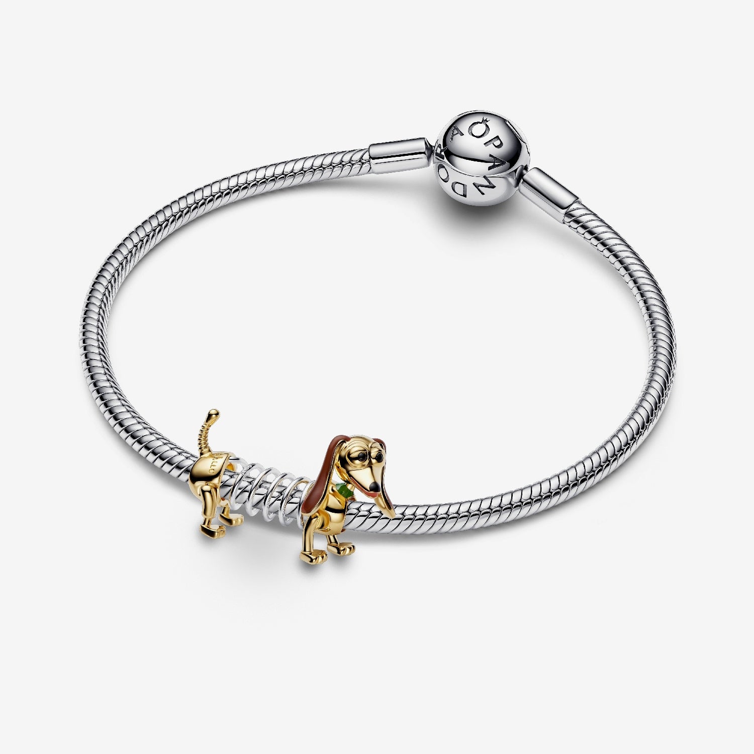Pandora Disney Pixar Gold Toy Story Slinky Dog Charms
