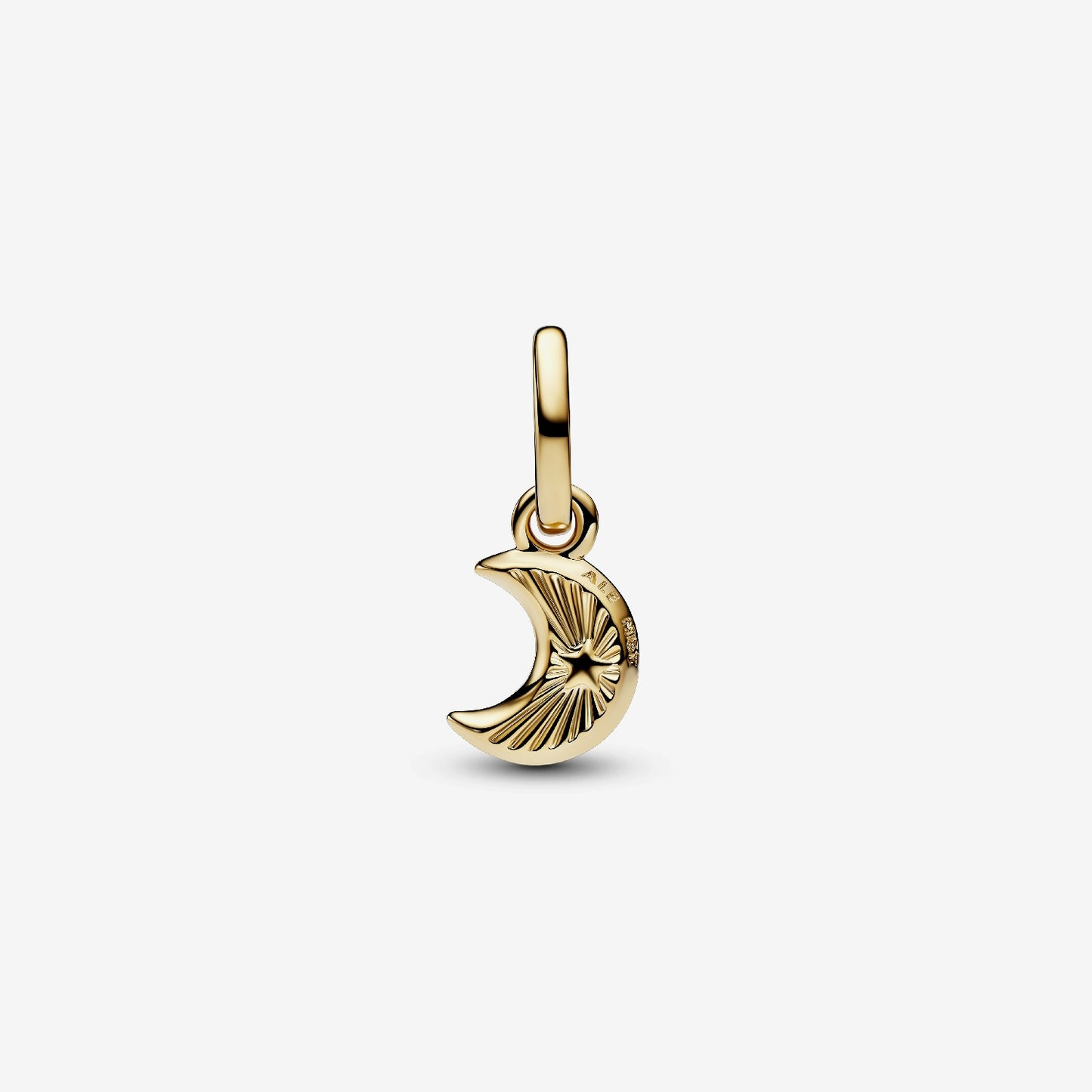 ME Gold White Crescent Moon Mini Dangle Charms