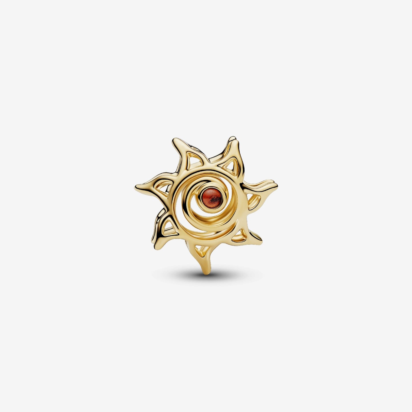 Gold Sun Openwork Charms