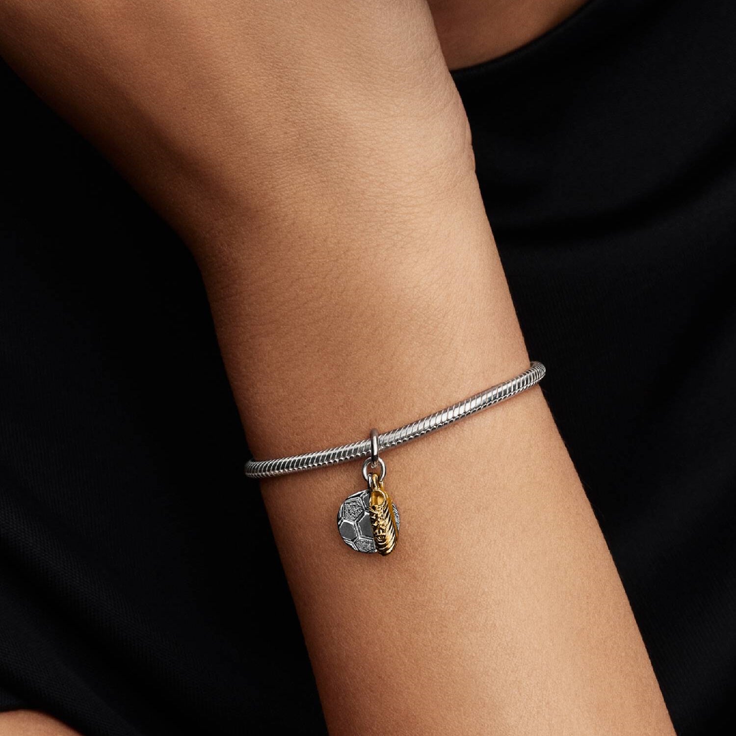 Pandora Football Boot Double Dangle Charms